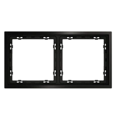 Изображение Рамка металлическая VOLTUM S70 Metal на 2 поста (антрацит)